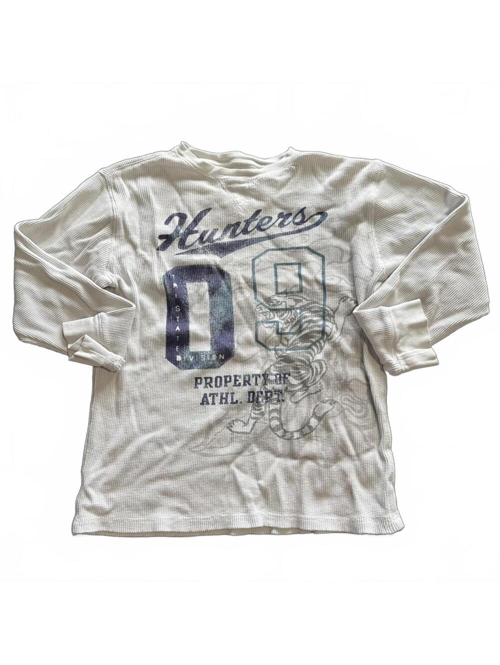 Faded Glory Hunters Graphic Long Sleeve Thermal Shirt L/G 10-12